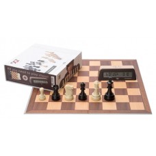 Šachy - souprava STARTER BOX BROWN